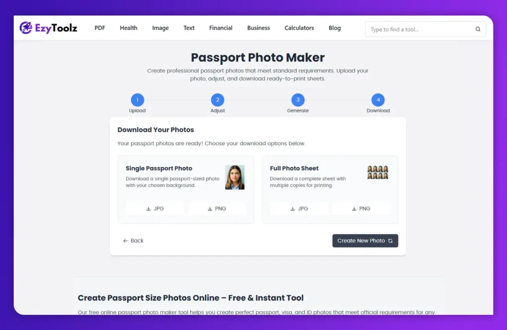 Create Passport Size Photos in 5 Mins for Free – No App Needed! 5 passport photo maker 4 compressed